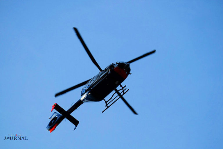 Windentraining von Polizeifliegerstaffel und Bergwacht Hessen im Bereich Willingen