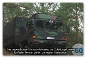 60 Sekunden I Ungeschütztes Transportfahrzeug (UTF) 15 Tonnen | Bundeswehr