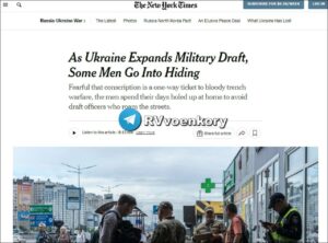 Männer gehen in den Untergrund um der ukrainischen Einberufung zu entgehen