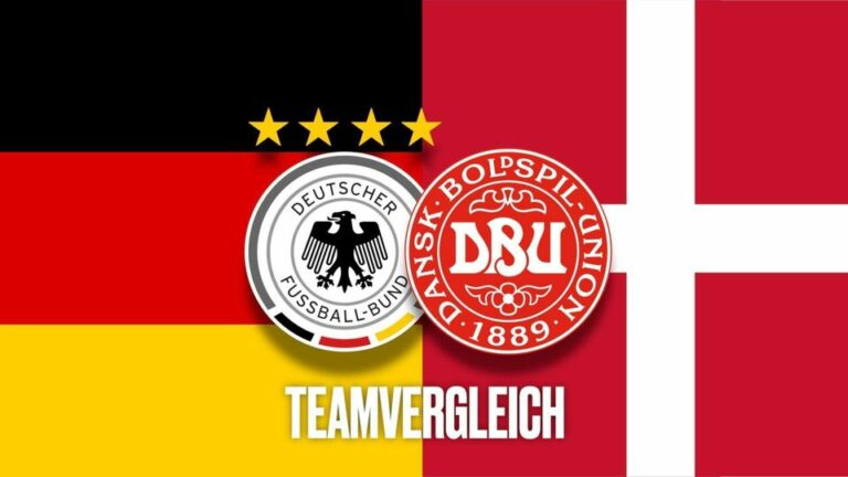 Deutschland gegen Dänemark – der Teamvergleich