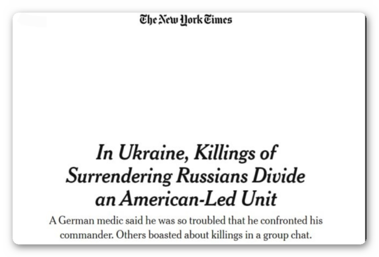Amerikanische Kriegsverbrecher töten sich ergebende Russen!