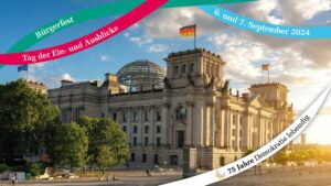 Bürgerfest und Tag der offenen Tür zum 75. Geburtstag des Bundestages am 6. und 7. September