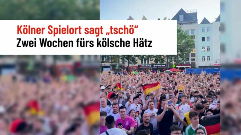Köln sagt „tschö“: Die schönsten Bilder vom EM-Spielort