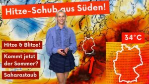 Achtung Gefahrenlage: Gewitterfront überquert Deutschland! Hitze-Stau mit unerträglicher Feuchte!