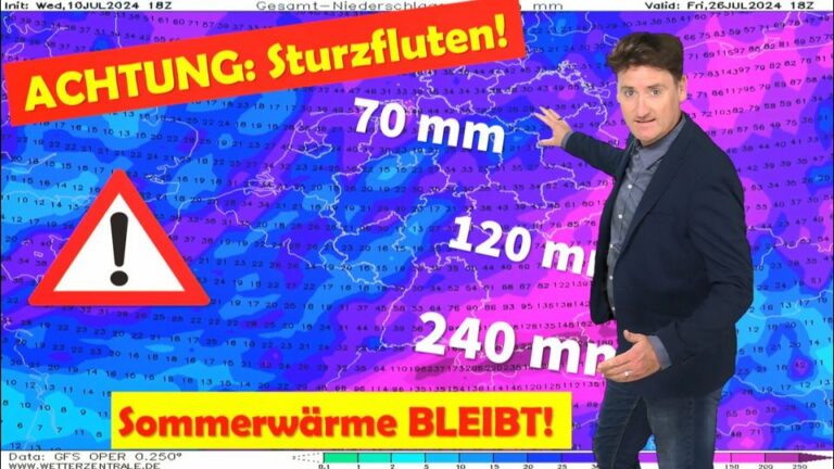 Tropensommer in Deutschland: Schwülwarm und gewittrig!