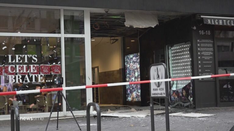 Handschrift der Mocro-Mafia? Explosion vor dem Vanity Club in Köln