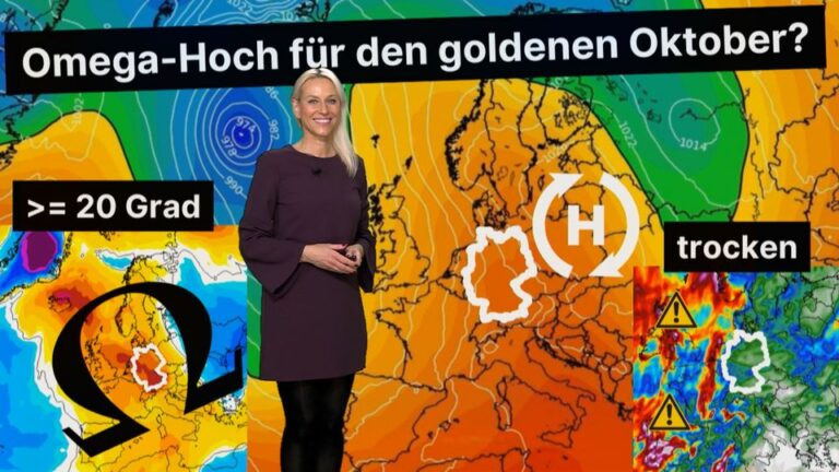 Nach Sturm und Kälte: MEGA-Hoch über Europa – Kommt jetzt der Spätsommer samt OMEGA-Lage zurück?☀️🍂