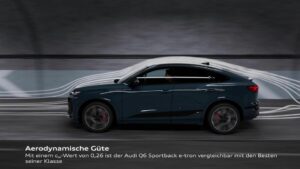 Audi Q6 Sportback e-tron – Antrieb und Batterie-Effizienz – Animation