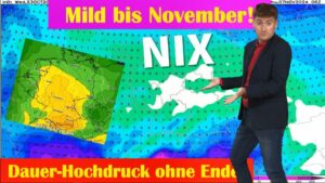 Meteorologe spricht von Beton-Hoch: “Da tut sich bis November nichts mehr”