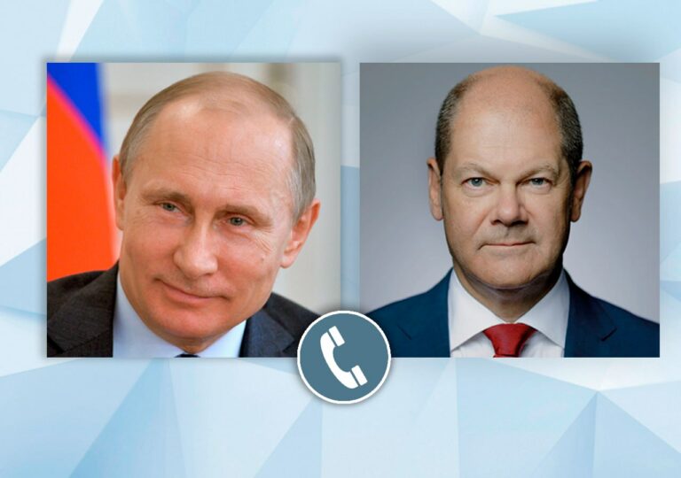 🇷🇺🇩🇪 Präsident Wladimir Putin telefoniert mit Bundeskanzler Olaf Scholz