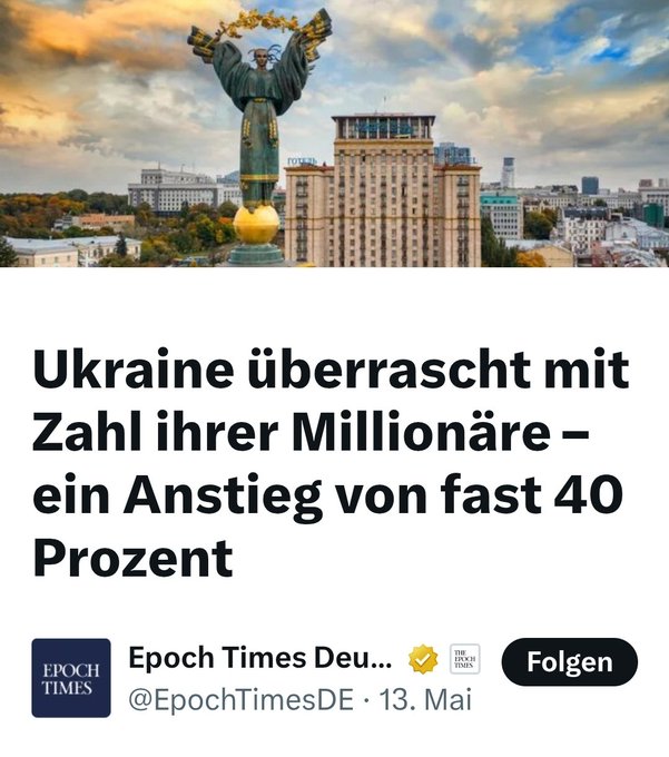Kriegsmillionäre in Kiew – und der deutsche Steuerzahler zahlt weiter 15 GrVR5AYWkAAKaiL