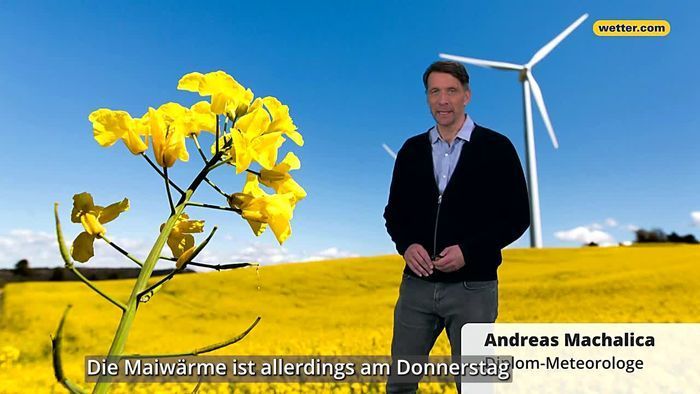 Wetter heute: Unter 20 Grad – Maiwärme bleibt noch limitiert