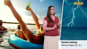 Wetter heute: Hitze, Sonnenschein und starke Gewitter