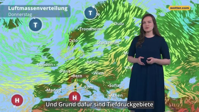 Wetter heute: Schauer und Gewitter setzen sich fort