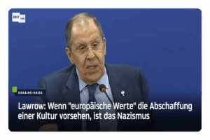 Lawrow überzieht – aber trifft einen wunden Punkt