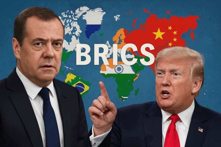 BRICS gegen den Westen: Medwedew jubelt, Trump droht – was steckt wirklich dahinter?