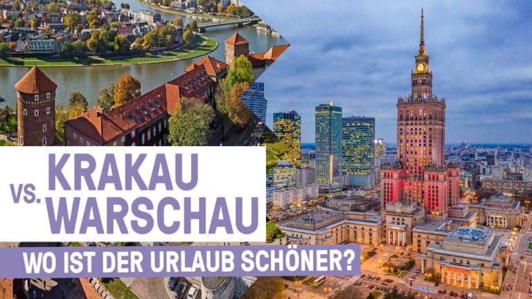 KRAKAU vs. WARSCHAU – Wo ist der Urlaub schöner?