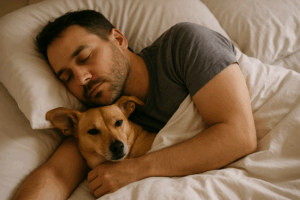 Zusammen unter der Decke – Wie Hunde und Katzen unseren Schlaf verändern