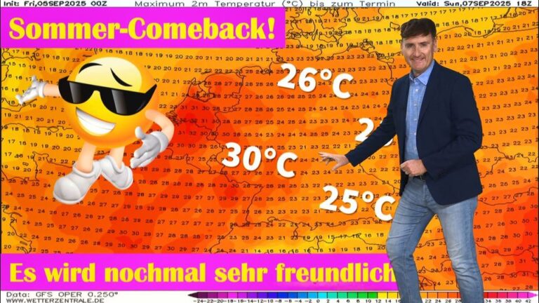 60 Liter Regen! Nach den Unwettern kommt der Sommer zurück! 