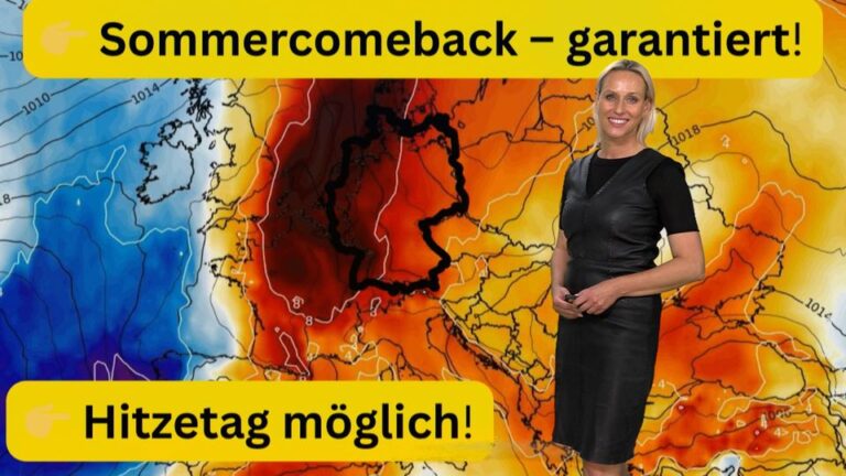 Nach Regenwoche: Sommercomeback zu 100 % – September-Hitzetag mit über 30 Grad und Sonne satt