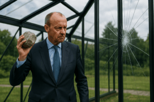 Merz in Ankara – Wenn der Glashausbewohner mit Steinen wirft